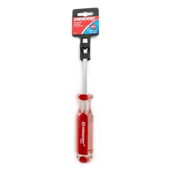 Weller Crescent 1/4 in. X 4 in. L Slotted Screwdriver 1 pc - CS144