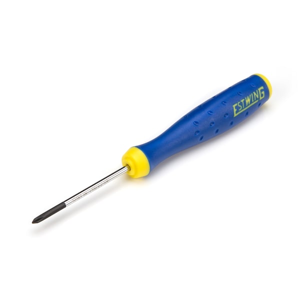 Estwing PH0 x 2-1/4" Magnetic Philips Tip Precision Screwdriver with Ergonomic Handle - 42451-06