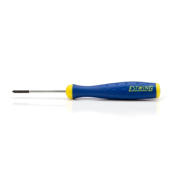 Estwing PH0 x 2-1/4" Magnetic Philips Tip Precision Screwdriver with Ergonomic Handle - 42451-06