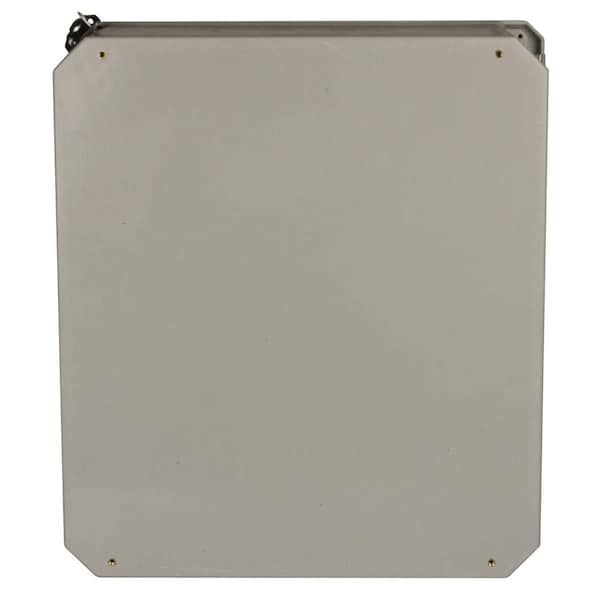 Wiegmann Fiberglass Electrical Enclosures, 16 in H, 8 in D, 14 in W, NEMA 4X, Hinged - HW-161408CHTLW