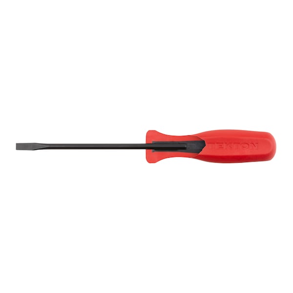 Tekton 3/16 Inch Slotted Hard Handle Screwdriver (Black Oxide Blade) - DSS11188