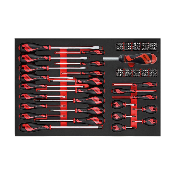 Teng Tools TTEMD122N - 122 Piece Mega Drive Screwdriver Set in EVA - TTEMD122N