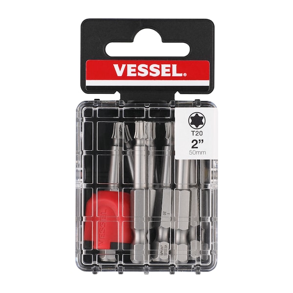 Vessel NECK TORSION Power Bit T20x50 W/ M, PK10 - MGETX2050P10T