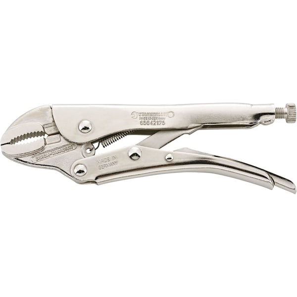 Stahlwille Tools Self grip wrench L.250 mm head bright nickel-plated handles bright nickel-plated - 65642250