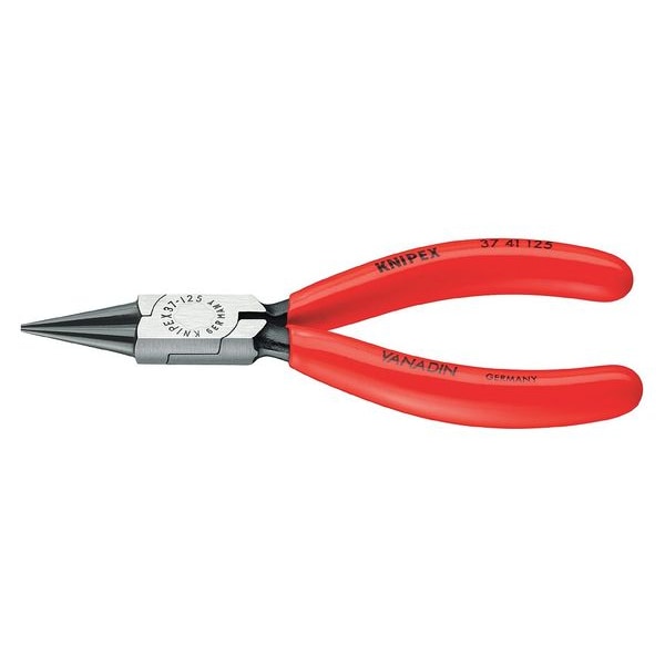 Knipex 5 in Round Nose Plier Plastic Coated Handle - 37 41 125