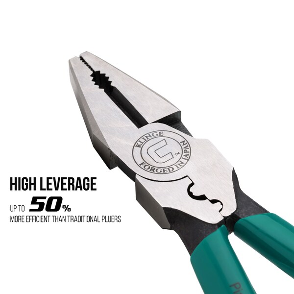 Capri Tools Klinge 9 in High Leverage Combination Pliers with Crimper - CP22000