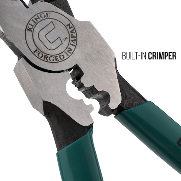 Capri Tools Klinge 9 in High Leverage Combination Pliers with Crimper - CP22000