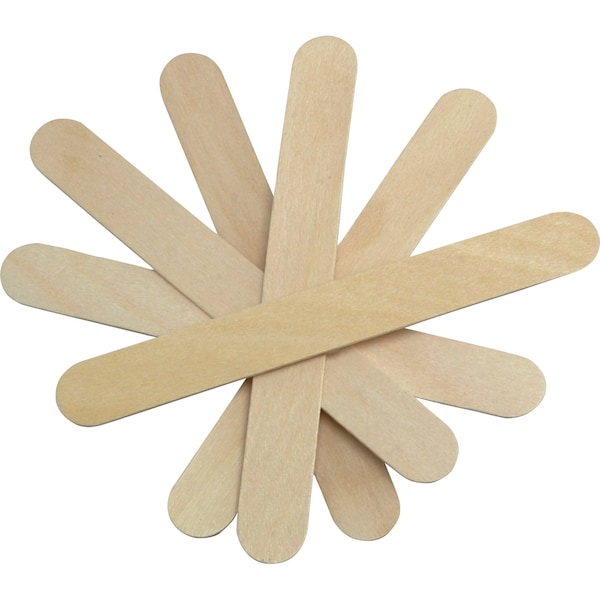 Medline Tongue Blades, 6"L, Wood, PK100 - MDS202075