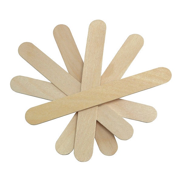 Medline Tongue Blades, 6"L, Wood, PK100 - MDS202075