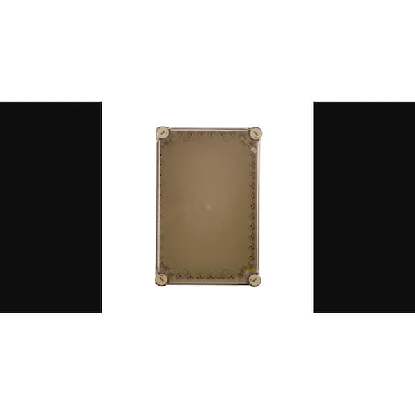 Eaton Bussmann Plastic Electrical Enclosures, 9.8 in H, 8.85 in D, 14.76 in W - CI43X-200-NA