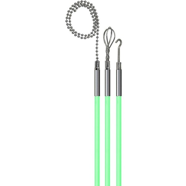 Jonard Tools Glow Rod Kit, Fiberglass, 15 ft. L - RDG-15