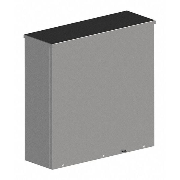 Wiegmann Carbon Steel Electrical Enclosures, 24 in H, 8 in D, 20 in W, NEMA 3R, Screw On - RSC202408G