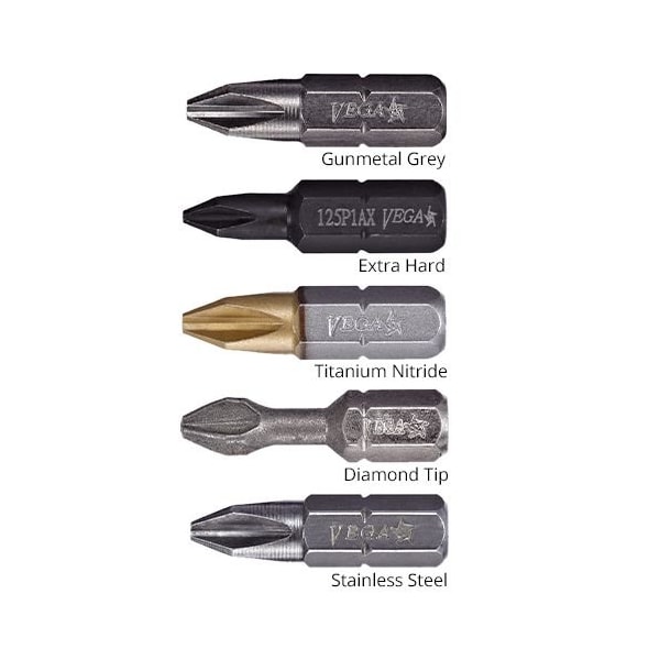 Vega Phillips 1 Insert Bit x 1" Ss - 125P1SS