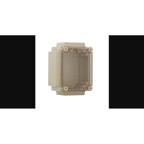 Eaton Bussmann Plastic Electrical Enclosures, 9.8 in H, 5.9 in D, 7.38 in W - CI23-125-NA