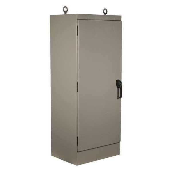 Wiegmann Carbon Steel Electrical Enclosures, 72 in H, 24 in D, 36 in W, NEMA 4, Hinged - WRD723624FS4