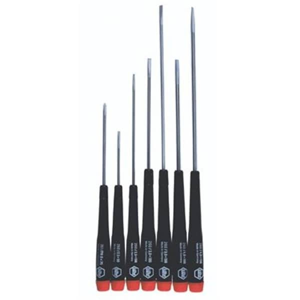 Wiha Wiha Tools 817-26092 7Pc Slotted-Phillips Precision Set Contains 1E - 817-26092