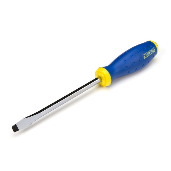 Estwing 5/16" x 6" Slotted Heavy Duty Hex Shaft Demolition Screwdriver with Magnetic Tip - 42449-02