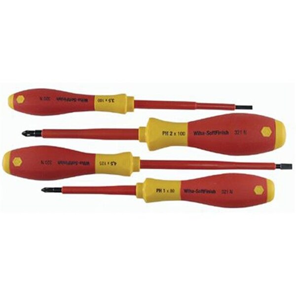 Wiha Wiha Tools 817-32090 4 Pc Set Insulated 1000Vslt-Ph - 817-32090