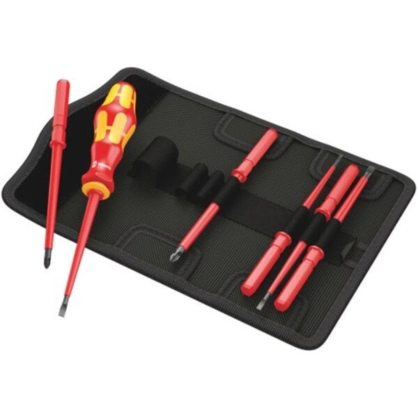 Homecare Products Kraftform Kompakt VDE 7 Universal 1 Interchangeable Blade Screwdriver - HO3590825