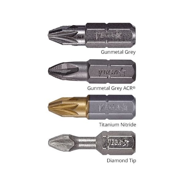 Vega Pozidriv 1 Insert Bit x 1" Ss - 125Z1SS