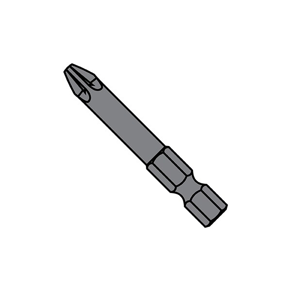 Zoro Select 2X1 15/16X1/4 POZIDRIV POWER BIT PLAIN - 27-381