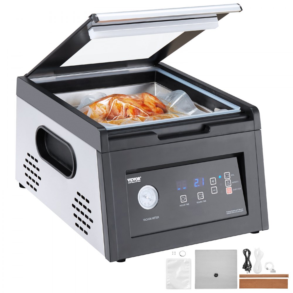 VEVOR Chamber Vacuum Sealer Commercial Vacuum Sealing Bag Packing Machine 380W - TSQSZKFKJTSG29UI8V1