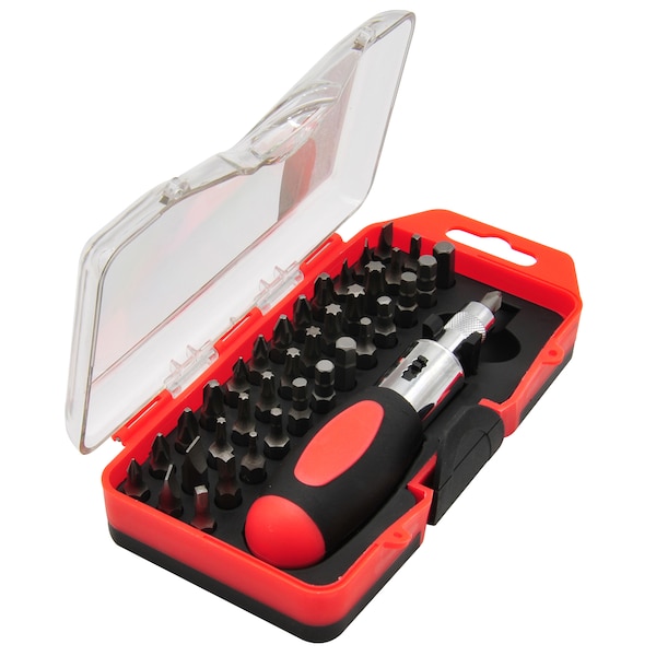 Roadpro 38-Piece Ratchet Screwdriver Set w/ Case - 18HS060