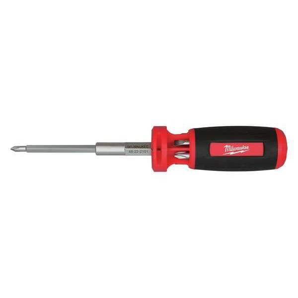 Milwaukee Tool ECX, Phillips, Slotted, Square Bit 6 in, Drive Size: 1/4 in , Num. of pieces:8 - 48-22-2101
