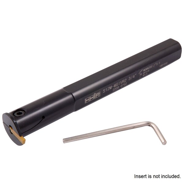 Hhip 3/4 X 6" Right Hand S12M-MGIVR/L2 Internal Grooving Tool Holder - 2208-0750