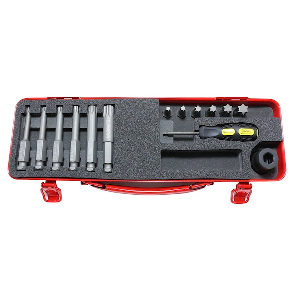 Ko-Ken Bit + Bit Holder Set TORX T30-T60 14 pieces 1/2 Sq. Drive - 14210T