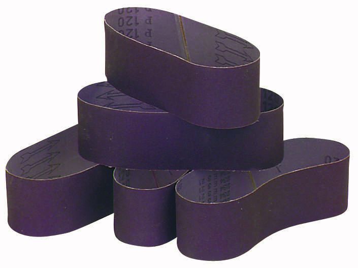 Warrior 6 pulg. x 48 pulg., Bandas de lija de grano 80, paquete de 5 - 69841