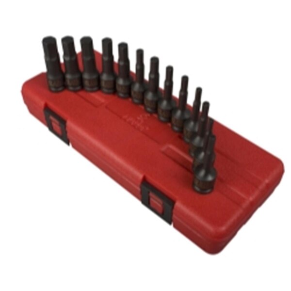 Cool Kitchen 38in. Drive SAE and Metric Impact Hex Driver Set - 13 Pieces - CO326287