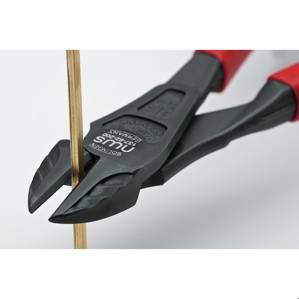 Nws Diagonal Side Cutter 8 in. with 62 Finish Black Dipped Handle - 137-62-200
