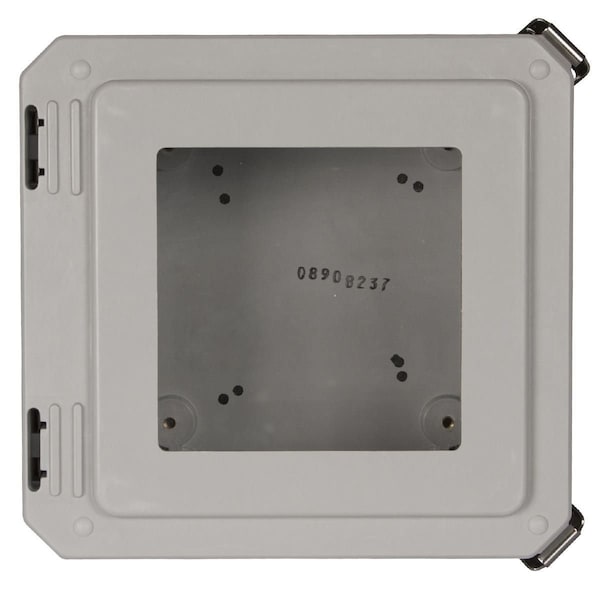 Wiegmann Fiberglass Electrical Enclosures, 6 in H, 4 in D, 6 in W, NEMA 4X, Hinged - HW-60604CHQRW