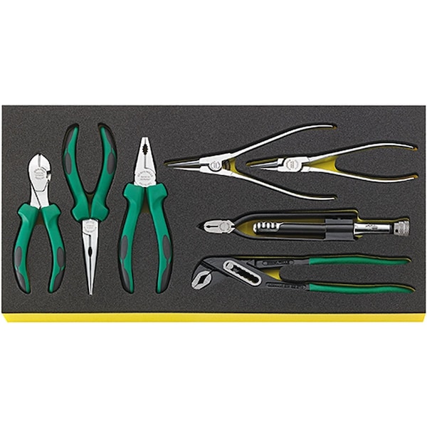 Stahlwille Tools Set of pliers No.TCS WT 6501-6602/7-1 -tray7-pcs. - 96830131