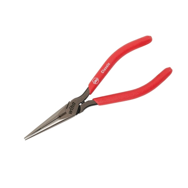 Wiha CLASSIC GRIP LONG NOSE PLIERS WITH SPRING 6.3-in. - 32617