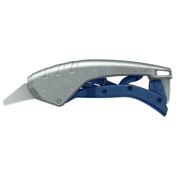 Martor Safety Knife, Retractable Blade, 6 in L - 610001.02