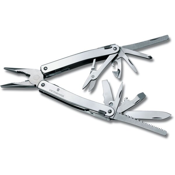 Swiss Army Brands 2024 Victorinox 56814 Swisstool Spirit X, Leather Pouch, Blister - VIC-3.0224.L-X4