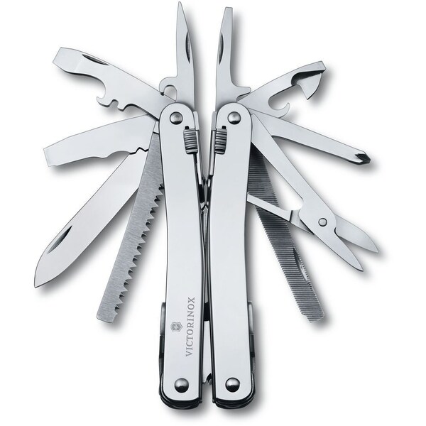 Swiss Army Brands 2024 Victorinox 56814 Swisstool Spirit X, Leather Pouch, Blister - VIC-3.0224.L-X4