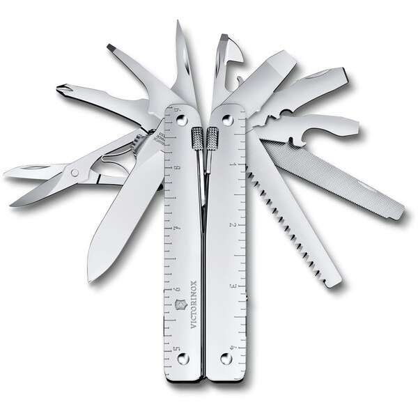 Swiss Army Brands 2024 Victorinox Swiss Tool Mx, Silver, Nylon Pouch Boxed - VIC-3.0327.MN