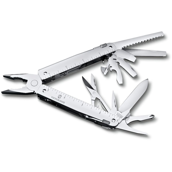 Swiss Army Brands 2024 Victorinox Swiss Tool Mx, Silver, Nylon Pouch Boxed - VIC-3.0327.MN