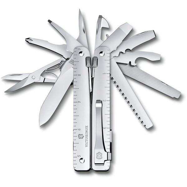 Swiss Army Brands 2024 Victorinox Swiss Tool Mx Clip, Silver Blister - VIC-3.0327.MKB1