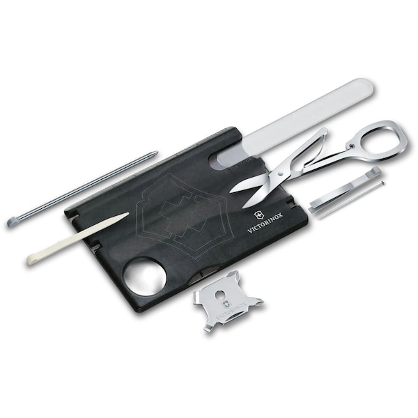 Swiss Army Brands 2024N Victorinox Swiss Card Nailcare Black - VIC-0.7240.T3