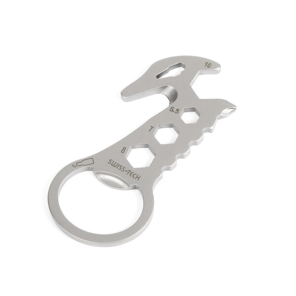 Prime-Line SWISS+TECH 8-in-1 Every Day Carry EDC Multi-Tool, Card Style Single Pack - ST029012