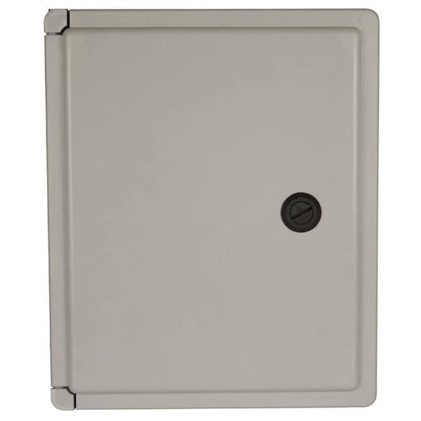 Wiegmann Fiberglass Electrical Enclosures, 13 in H, 6 in D, 11 in W, NEMA 4X, Hinged - HW-131106CHQTD