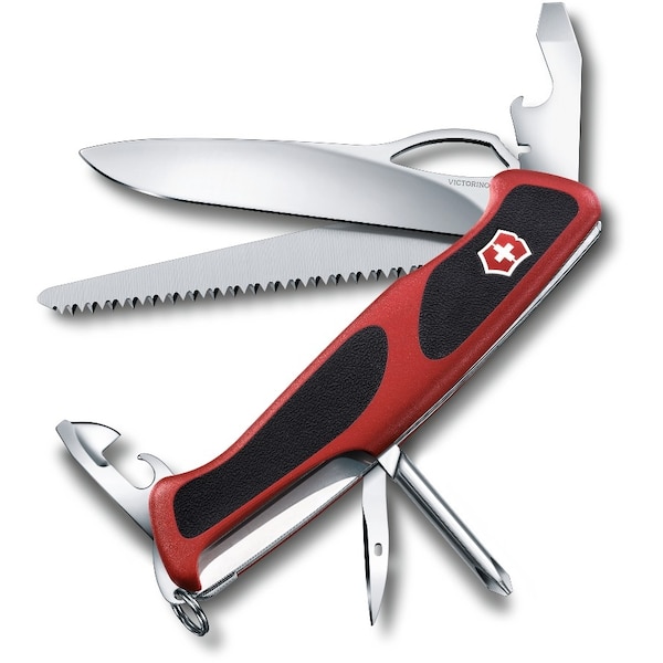 Swiss Army Brands 2024 Victorinox 0.9663.Mcus2 Rangergrip 78 Red / Black 130Mm - VIC-0.9663.MC-X2