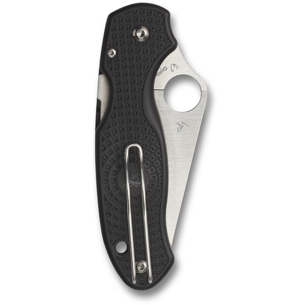 Spyderco 2024 Spyderco Para 3 Lightweight Black Plain - SPY-C223PBK