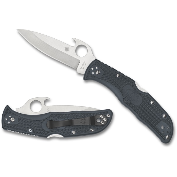 Spyderco 2024 Spyderco, Reveal V4, Endela, Gray Frn, Emerson Opener, Plain Edge - SPY-C243PGYW