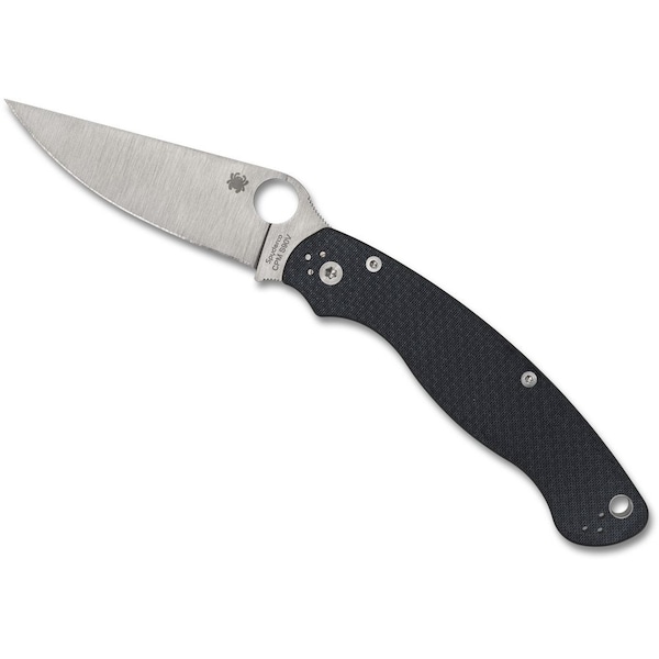 Spyderco 2023N Spyderco Reveal 14, Military 2 Carbon Fiber Sprint Run, Plain Edge - SPY-C36CFP2