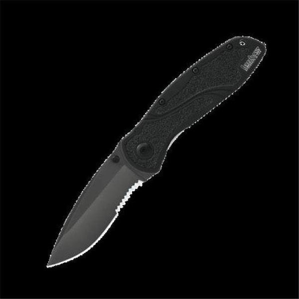 Kershaw Kershaw 1670GBBLKST Blur Glass Breaker Black Folder - 1670GBBLKST